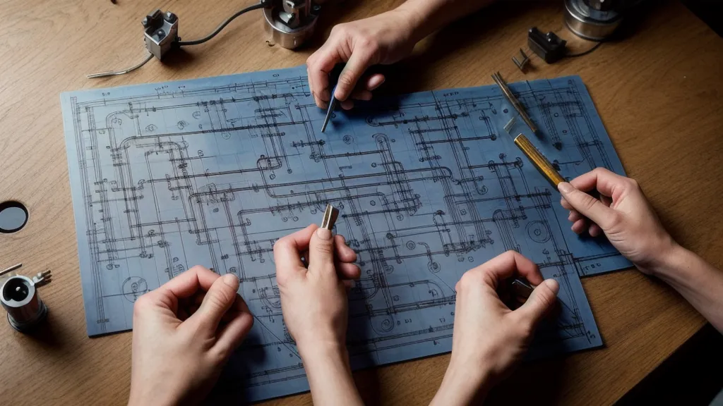 DIY energy blueprint compared to a physical off-grid solar build in the garage