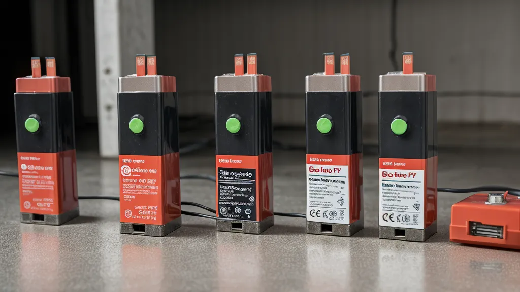 LiFePO4 battery bank wired with heavy-gauge cable for off-grid power storage in a garage workshop
