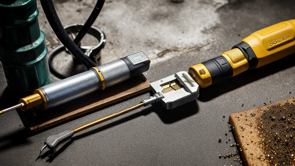 Soldering iron and scorched wire from a DIY solar wiring mistake on a home electronics workbench