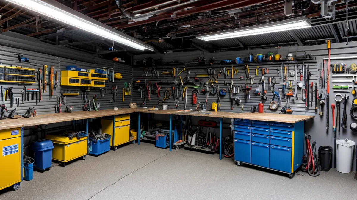 DIY solar battery monitor wired into a suburban Phoenix garage battery bank