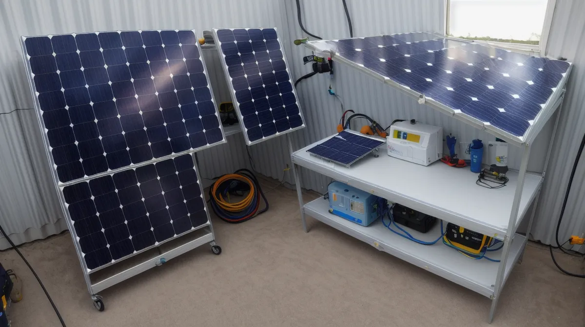 Keeping Your DIY Solar Battery Bank Cool in a Hot Garage