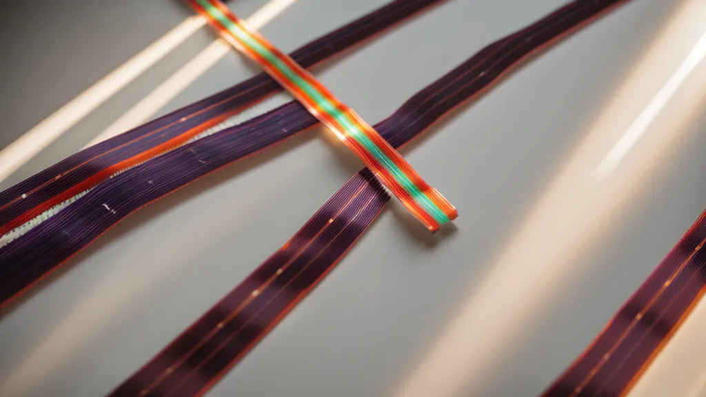 Flat ribbon solar cable allowing wires to pass through a locked window.