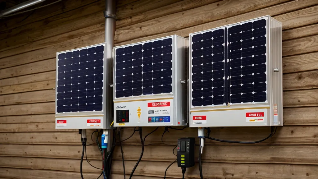 Solar inverter mounted on spacer blocks for better airflow, an off-grid maintenance fix for thermal management